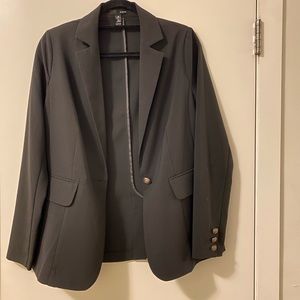 Black Blazer with button detail